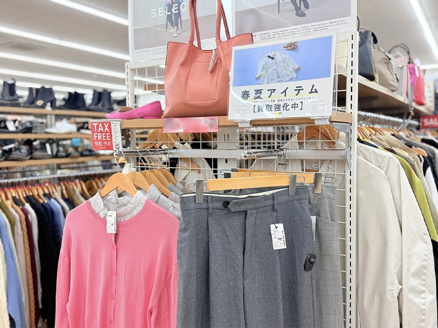 川越小仙波店の売場