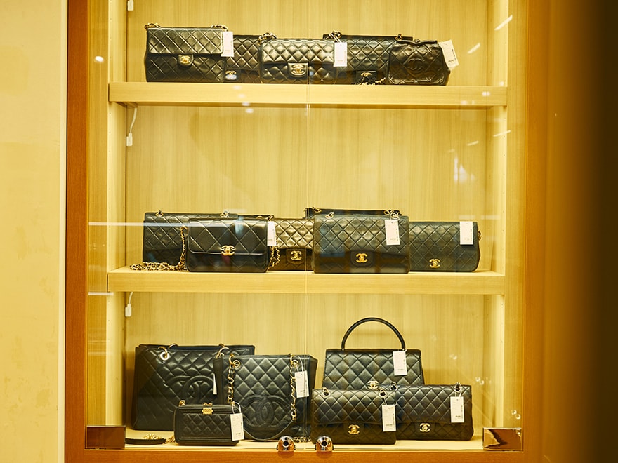 セカンドストリート銀座店のCHANELコーナー